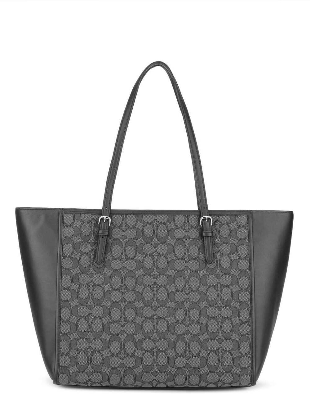 COACH Turnlock Tote in Signature Jacquard - Picture 4 of 7